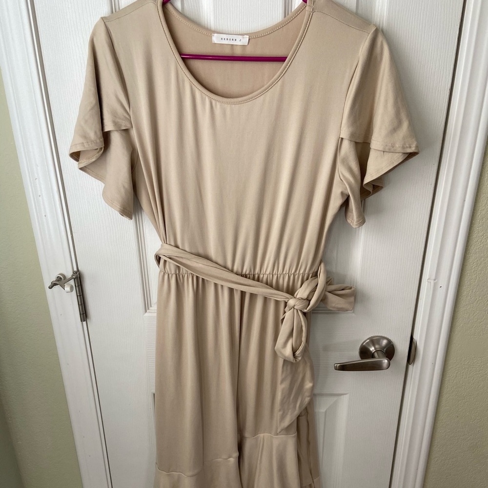 Tan Dress